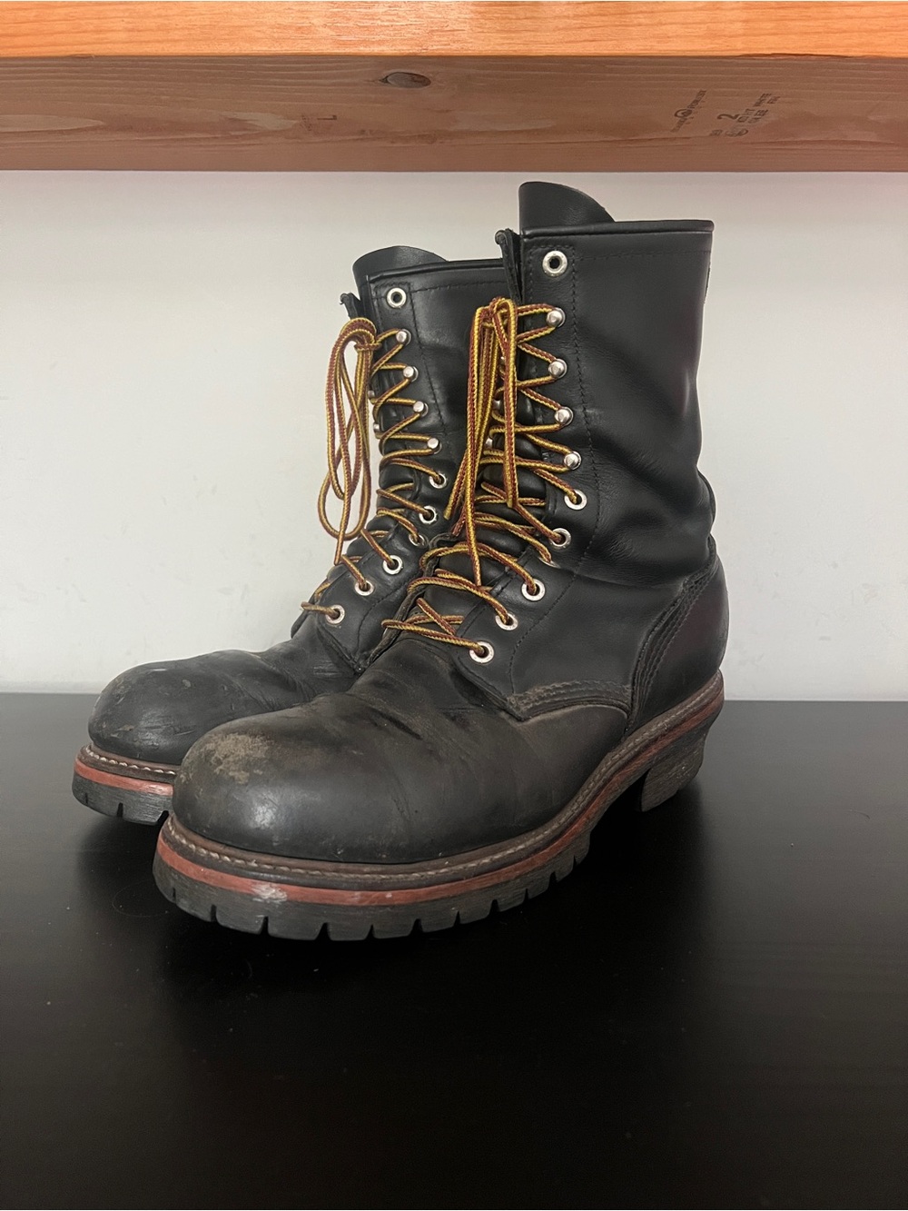 Vintage Red Wing 2218 Steel Toe Logger Boots